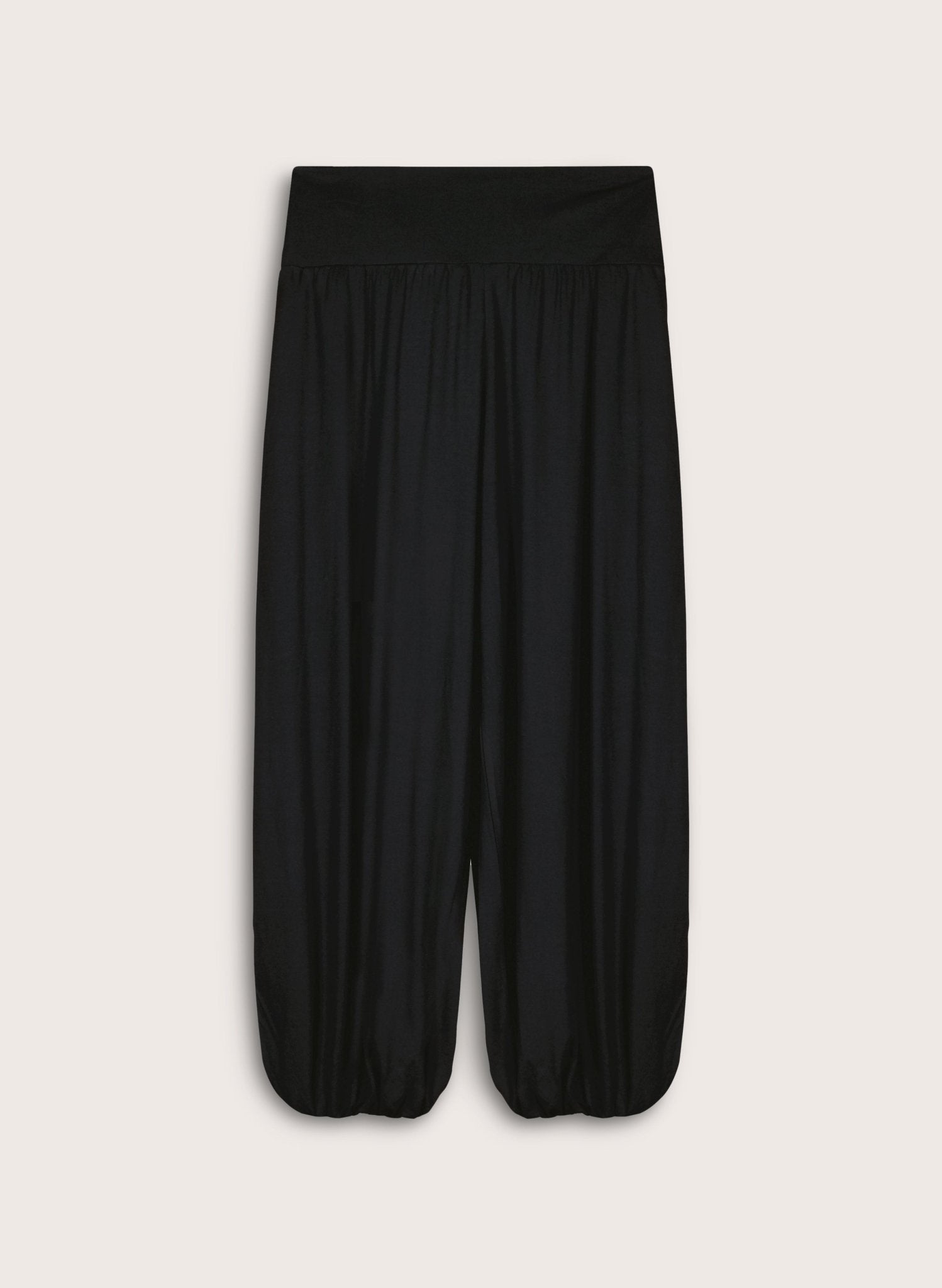Otis Jersey Balloon Trousers - Caviar Black Baukjen