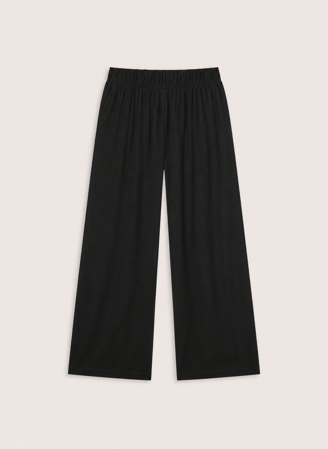 Palazzo Trousers - Caviar Black Baukjen