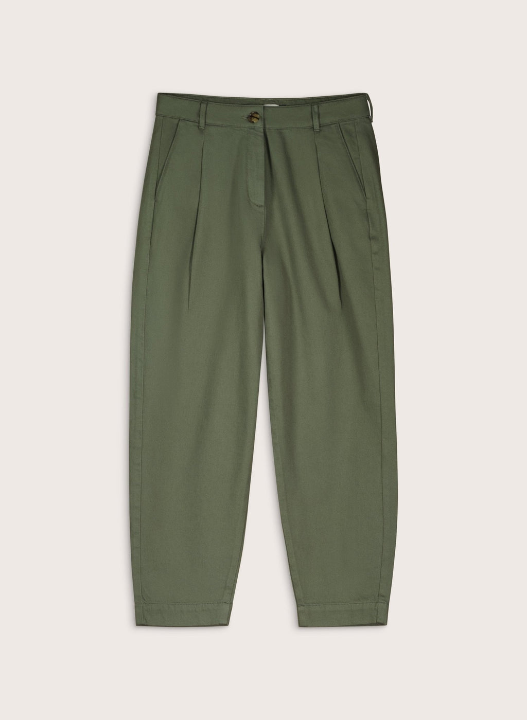 Paola Organic Chino - Light Khaki Baukjen
