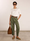 Paola Organic Chino - Light Khaki Baukjen