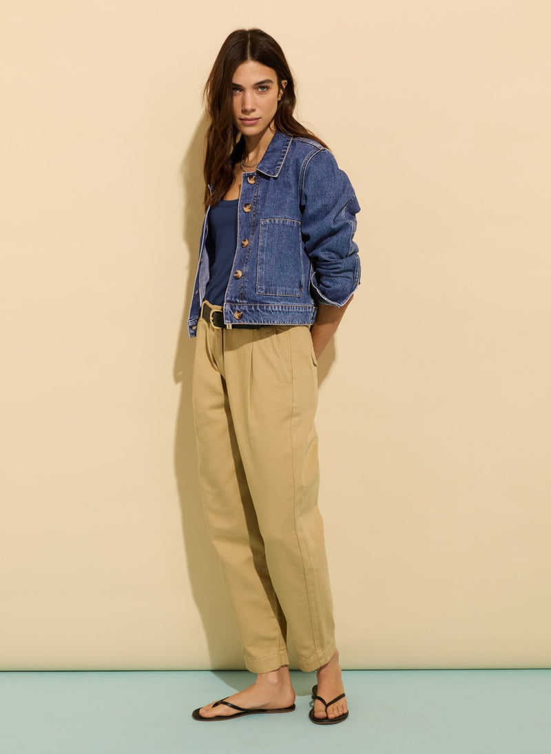 Paola Organic Chino - Sand Baukjen