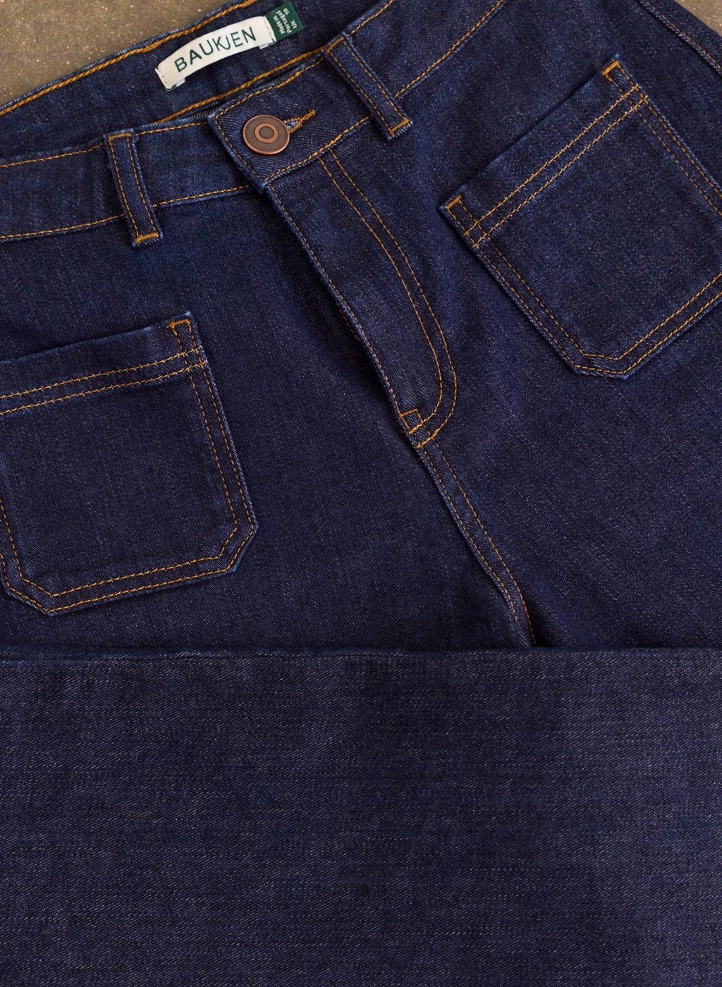 Petite Robyn Organic Cotton Stretch Jeans - Dark Denim Baukjen