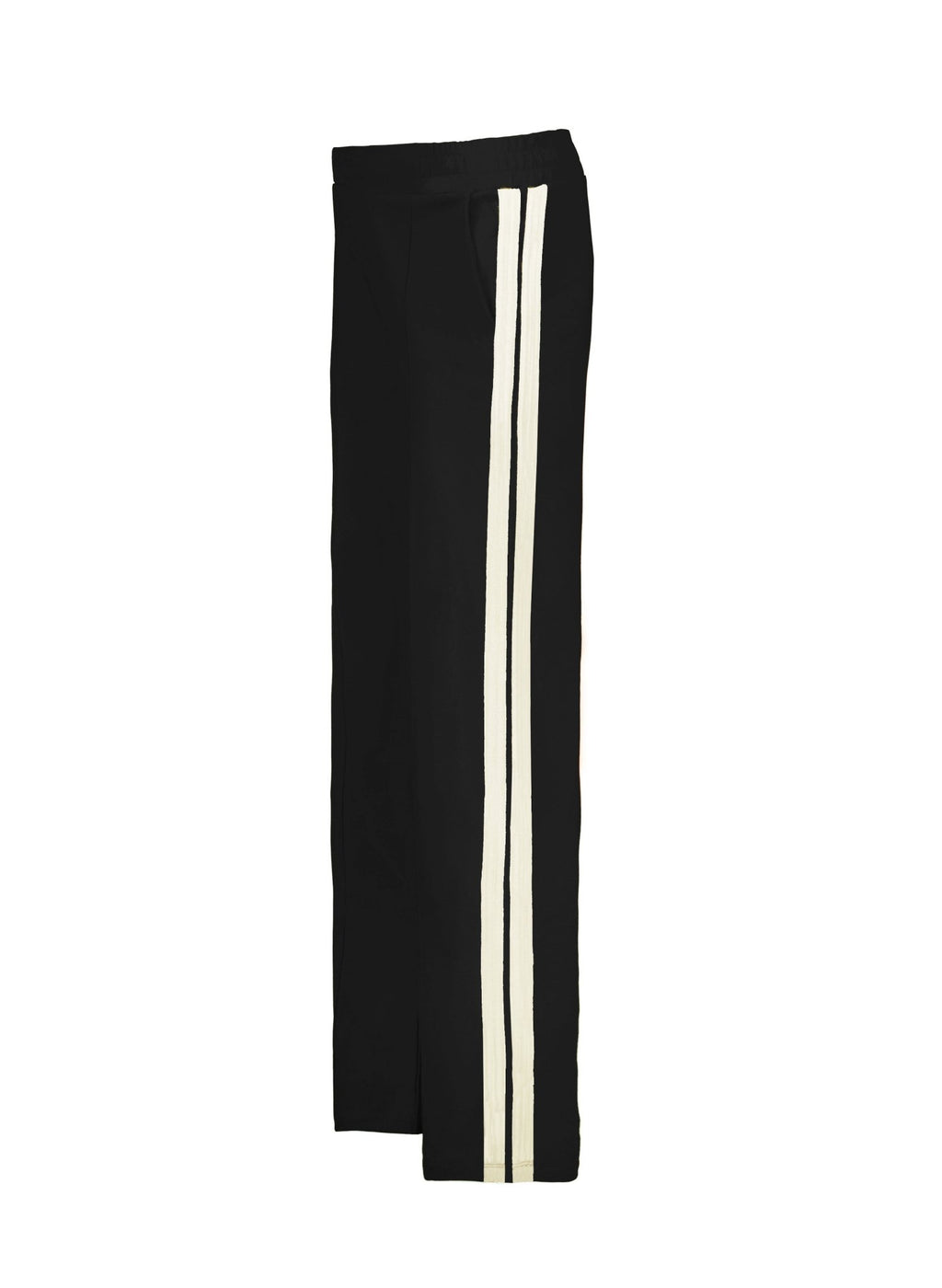 Petite Tippi 2.0 Side Stripe Trousers - Black & Cream Baukjen