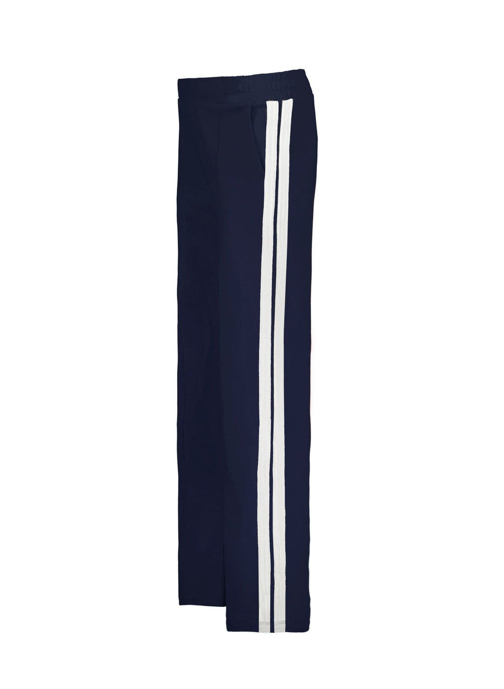 Petite Tippi 2.0 Side Stripe Trousers - Classic Navy & Soft White Baukjen