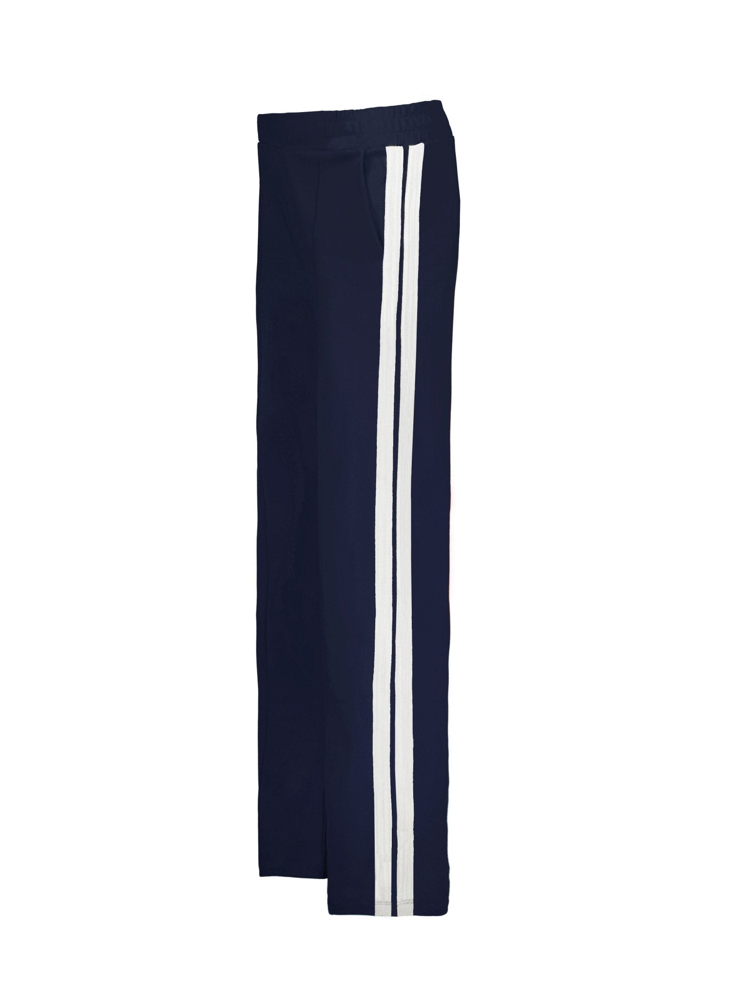 Petite Tippi 2.0 Side Stripe Trousers - Classic Navy & Soft White Baukjen
