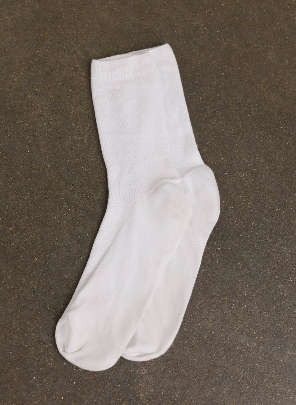 Poppy Organic Cotton Socks - White Baukjen
