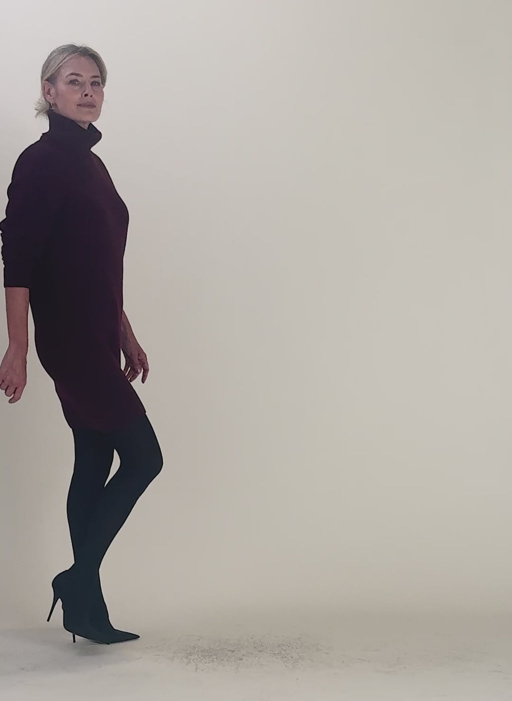 Katy Turtleneck Knit Dress