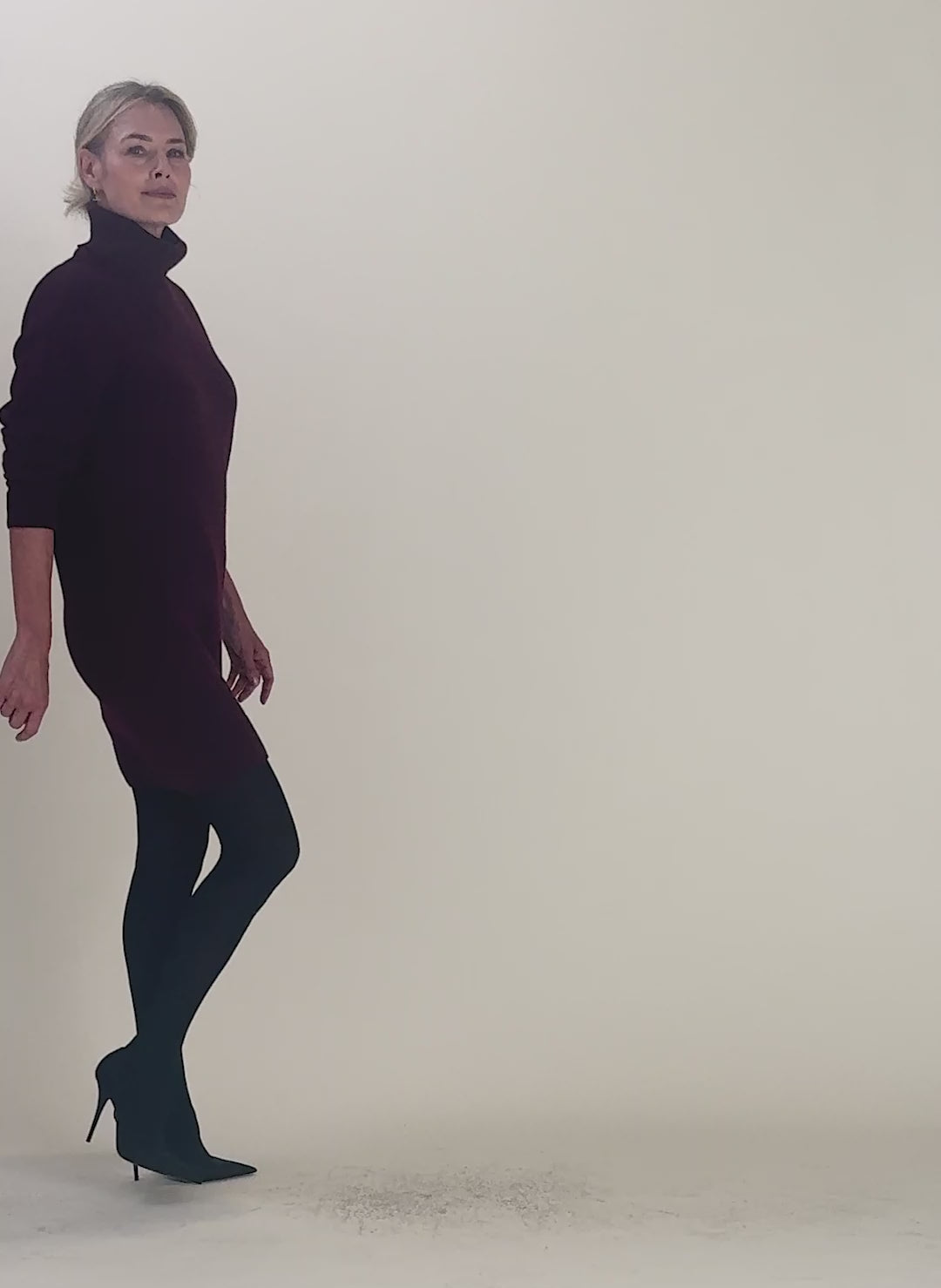 Katy Turtleneck Knit Dress