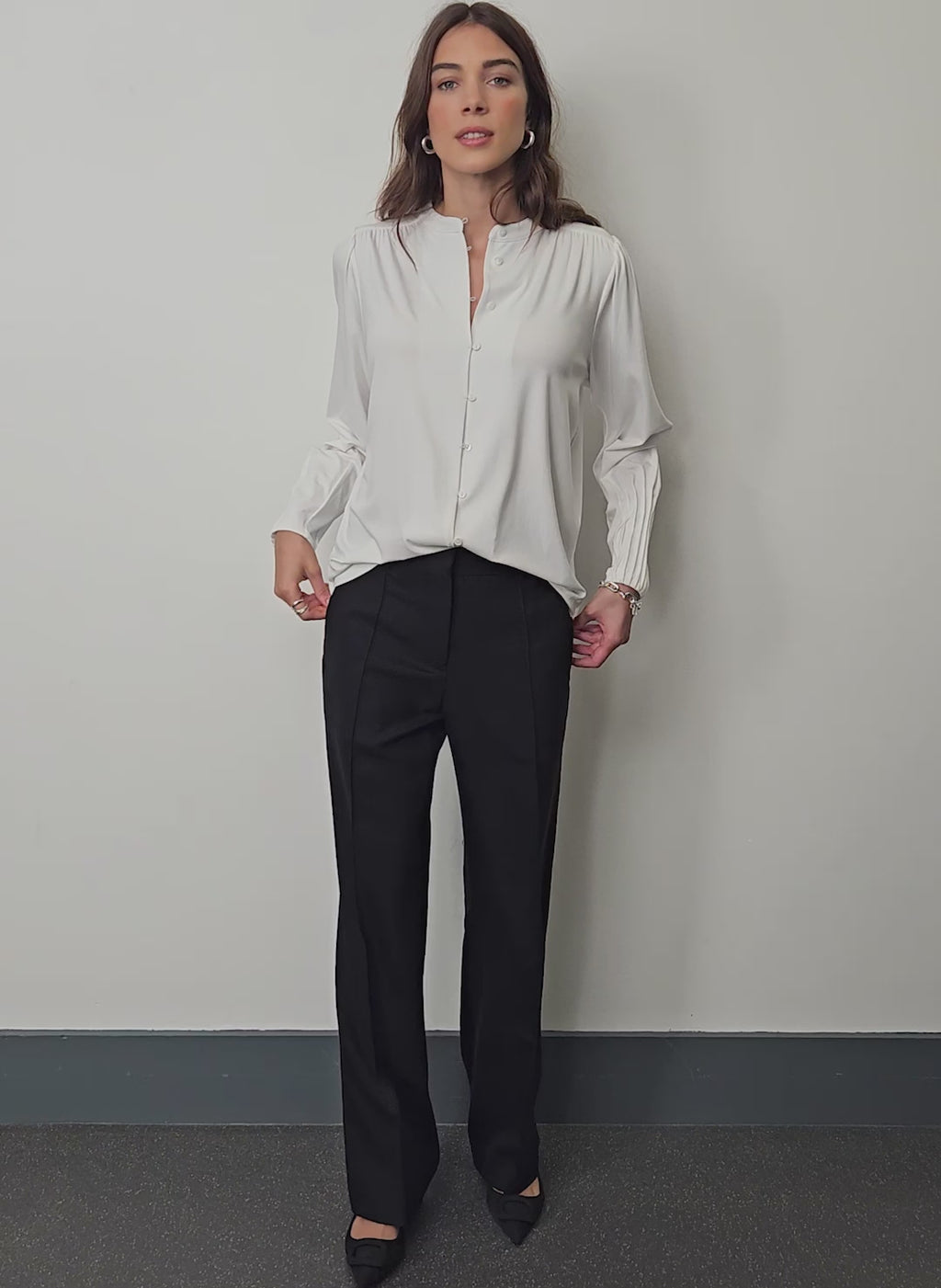 Caroline Button Detail Blouse