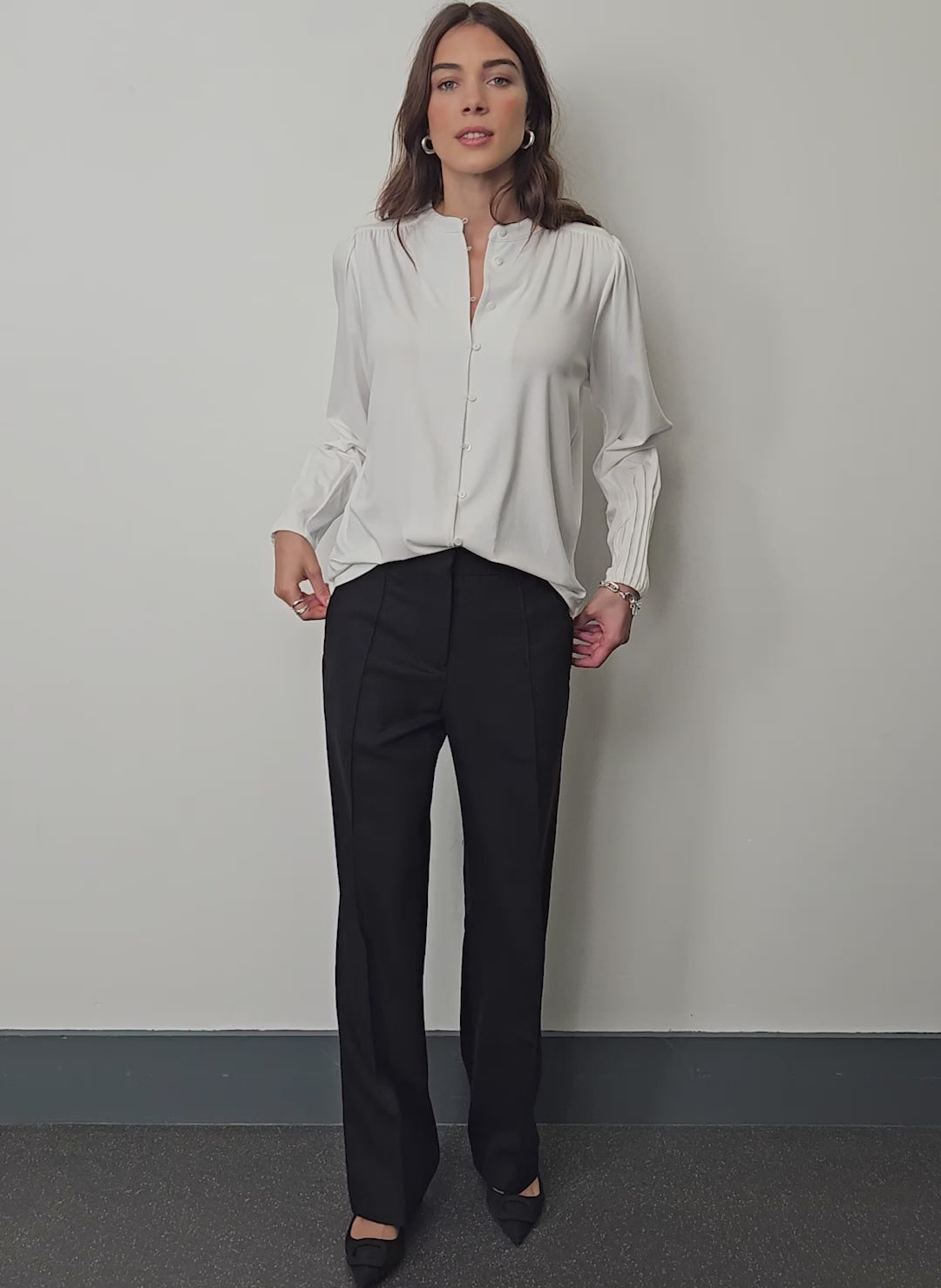 Caroline Button Detail Blouse