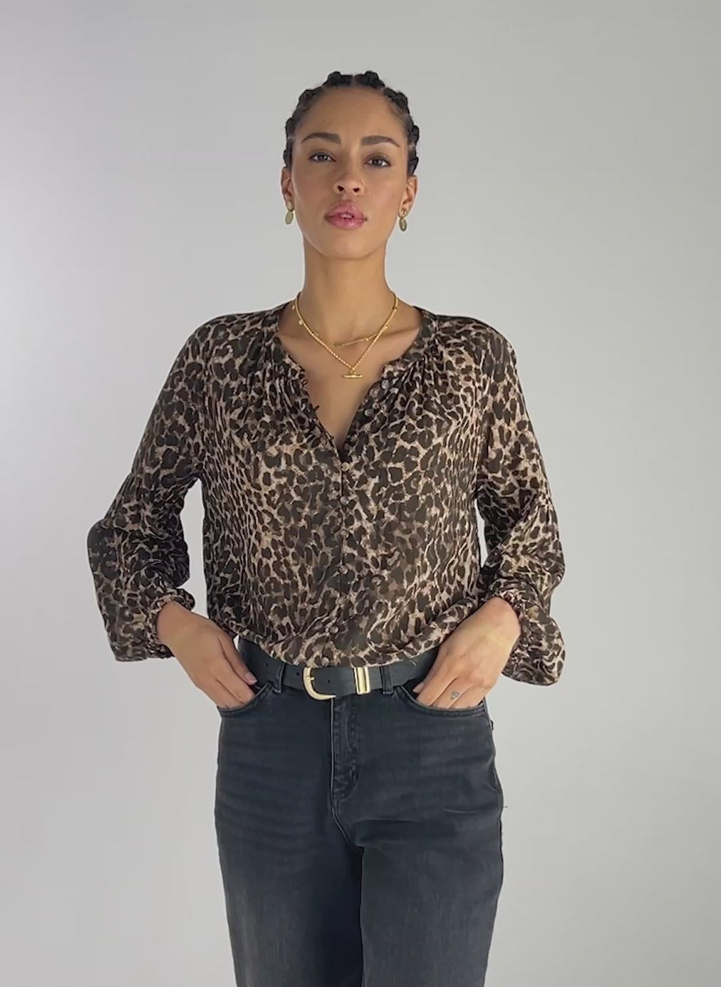 Claudia Printed Blouse