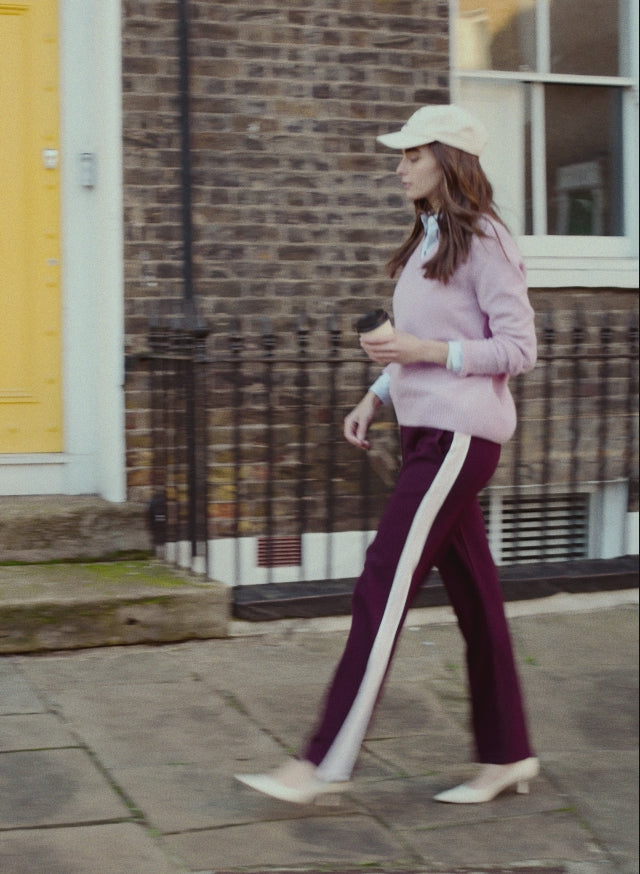 Gwen V-Neck Wool Blend Jumper