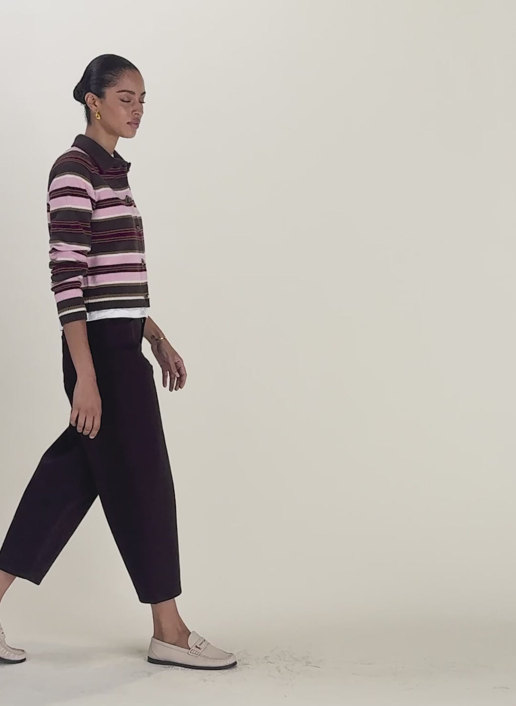 Nancy Striped Cardigan