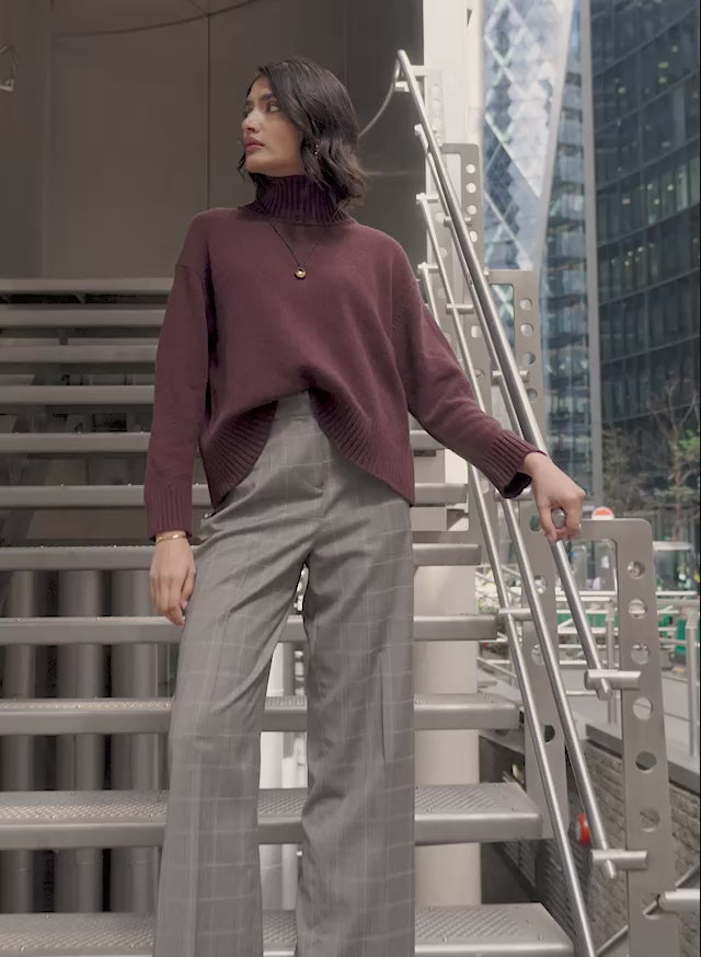 Bella Cashmere Turtleneck Jumper