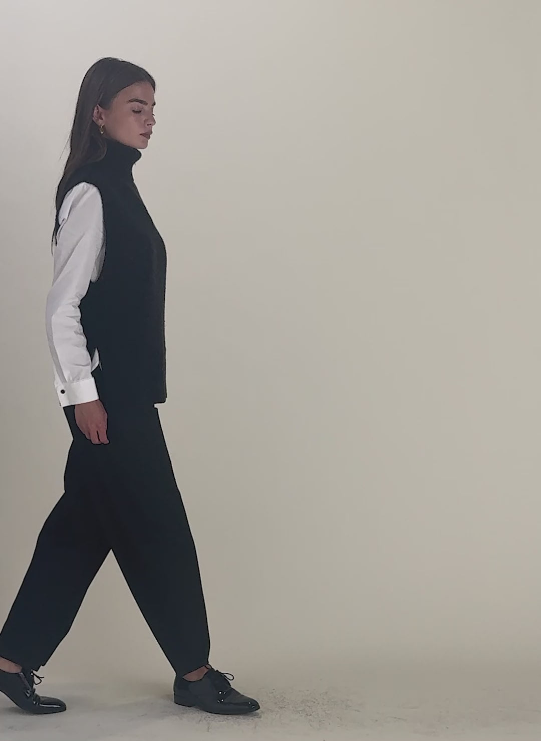 Marylin Turtleneck Knit Vest