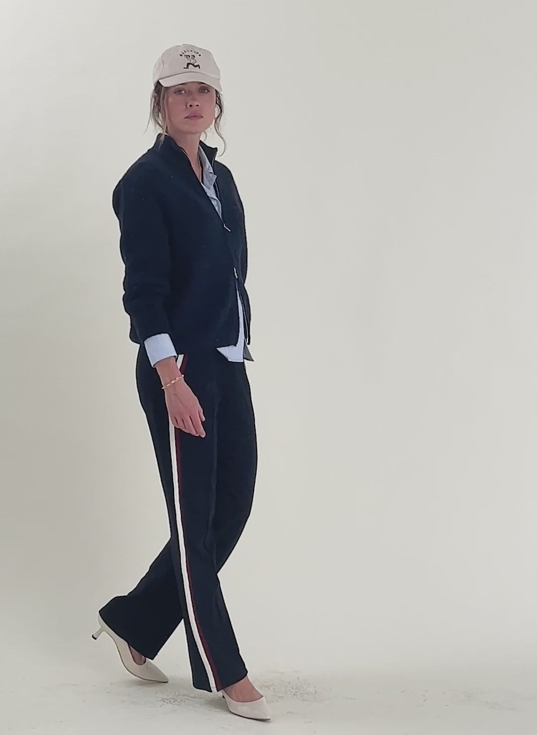 Lonnie Wool Blend Zip Cardigan