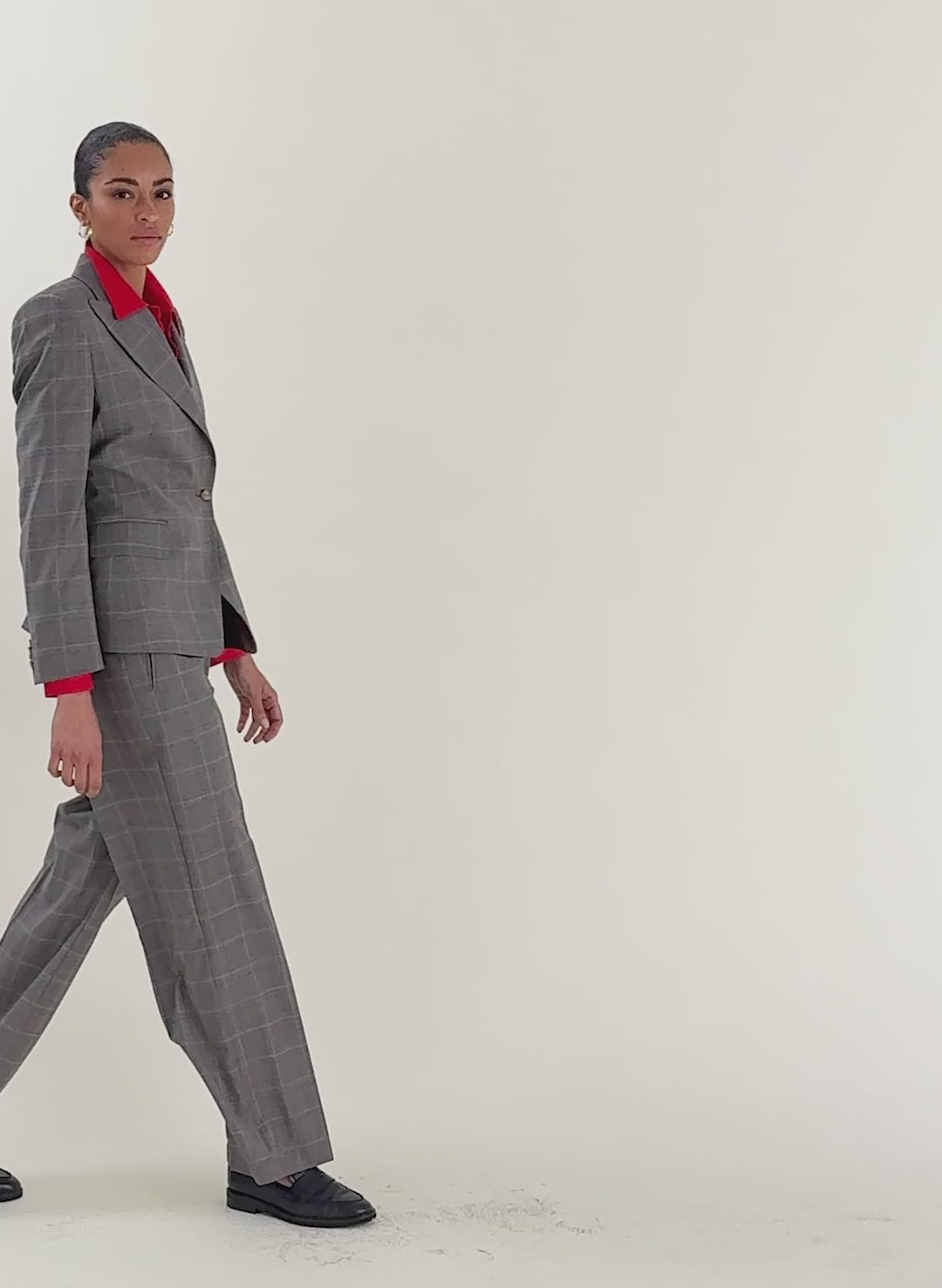 Eva Cinched Waist Wool Blazer