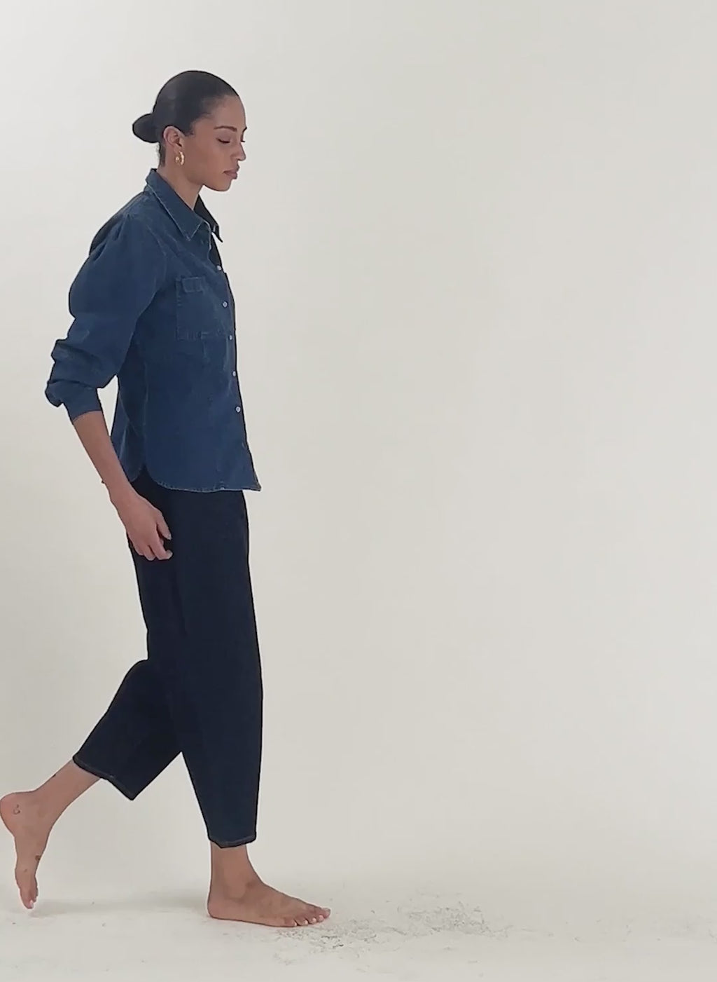 Nixi Organic Cotton Stretch Denim Barrel Jeans