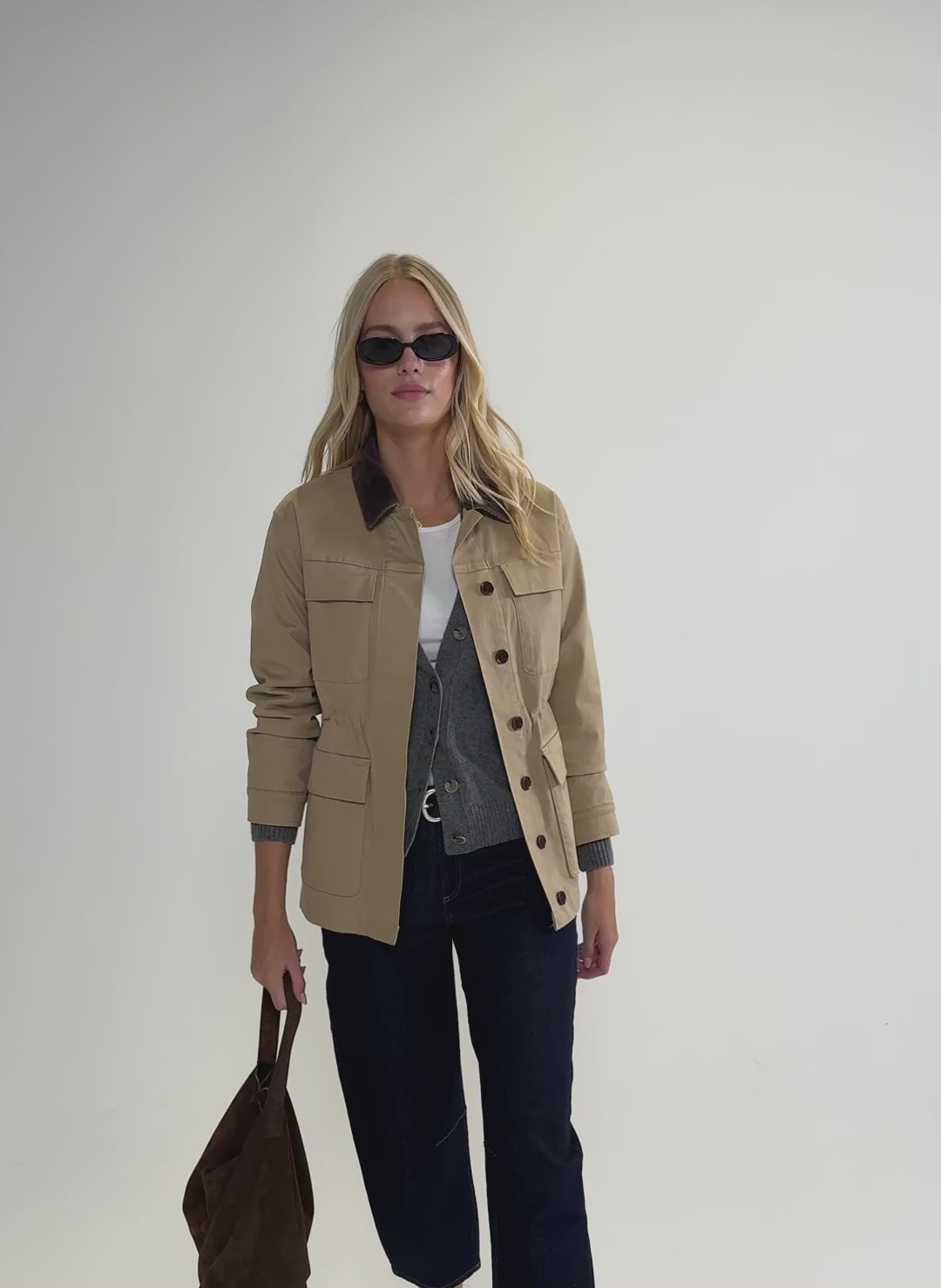 Bridie Organic Cotton Barn Jacket
