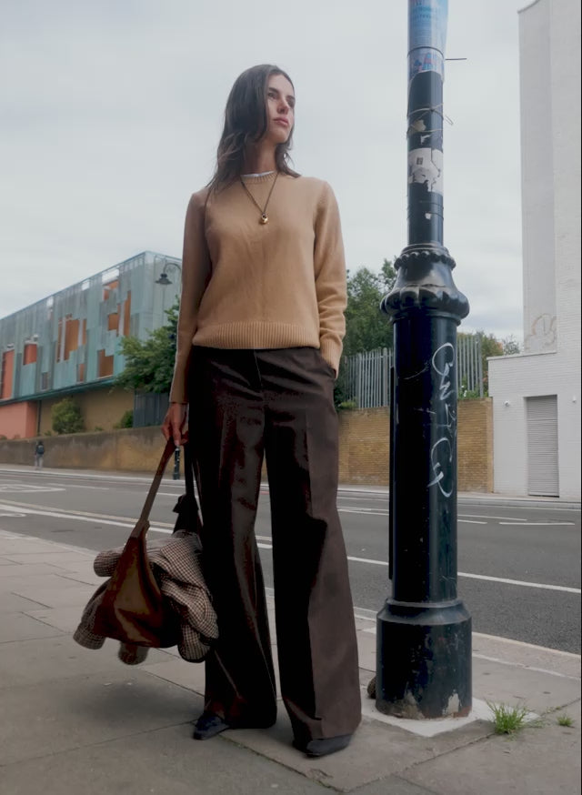Zucca Wool Blend Crew Neck Jumper