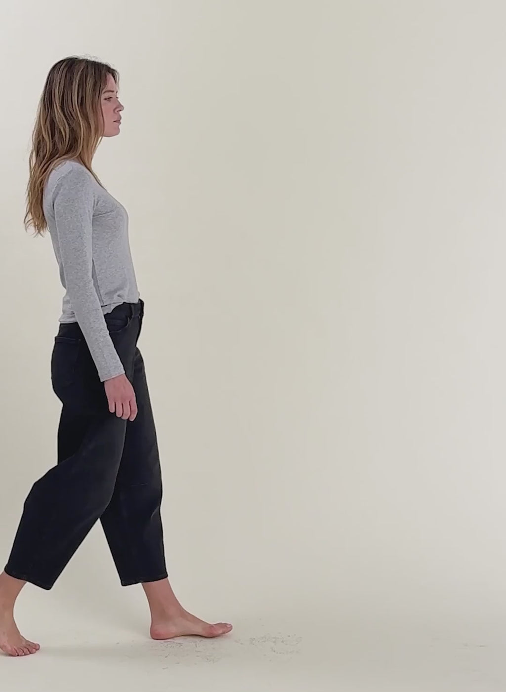 Nixi Organic Cotton Stretch Denim Barrel Jeans
