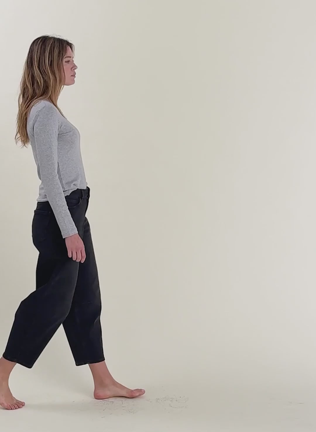 Nixi Organic Cotton Stretch Denim Barrel Jeans