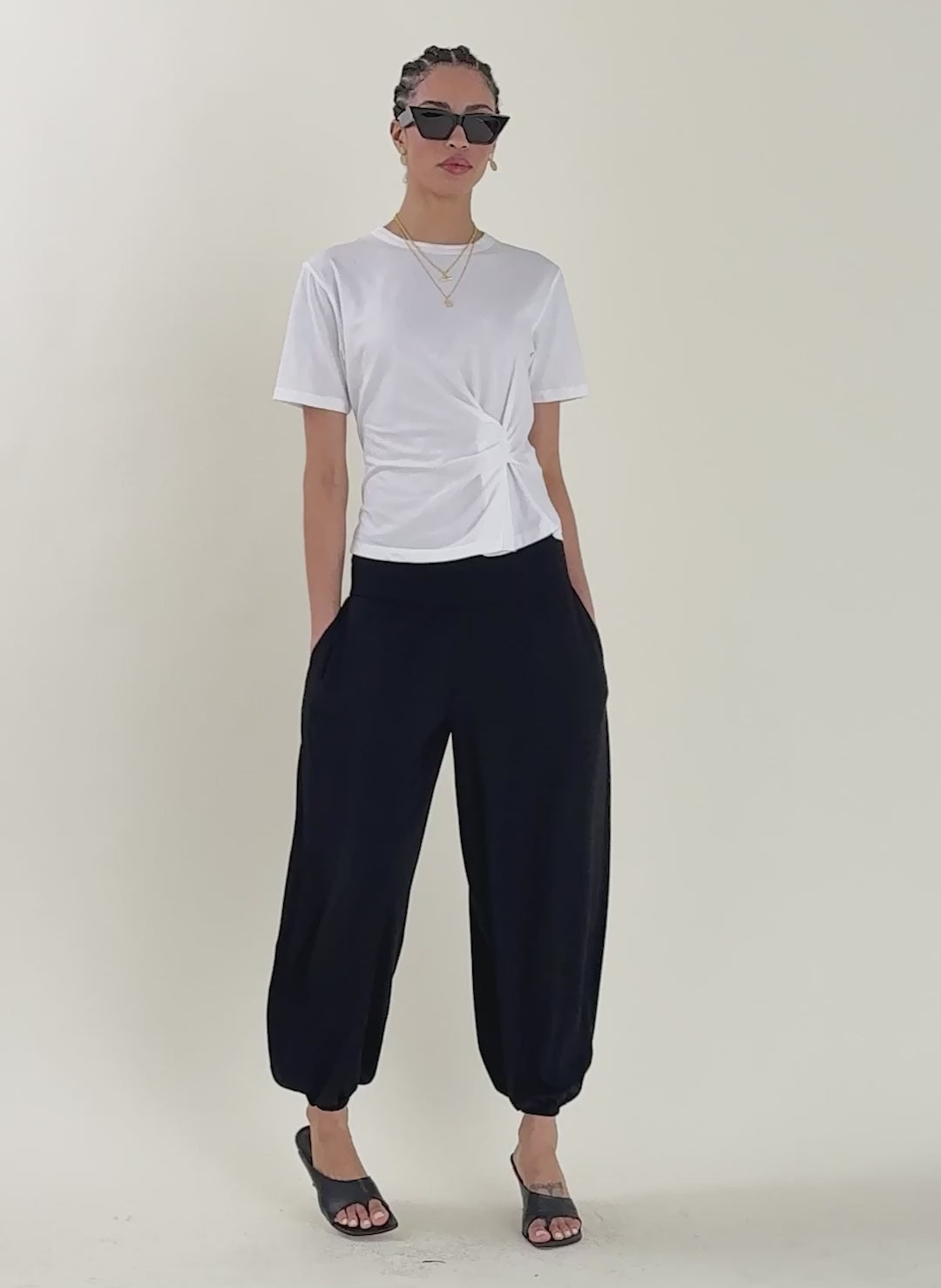 Lois Organic Draped Top