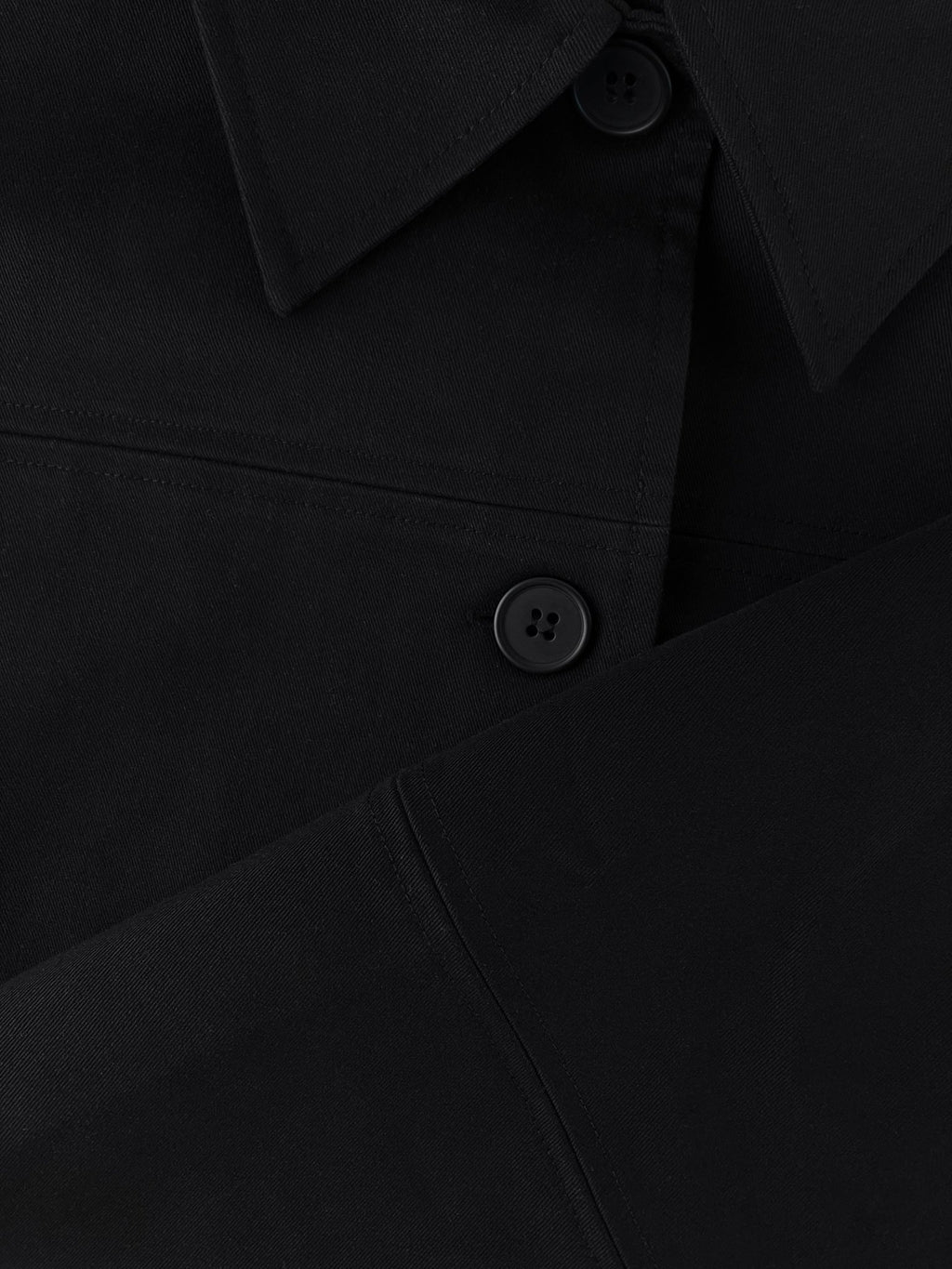 Raphaelle Organic Cotton Jacket - Caviar Black Baukjen