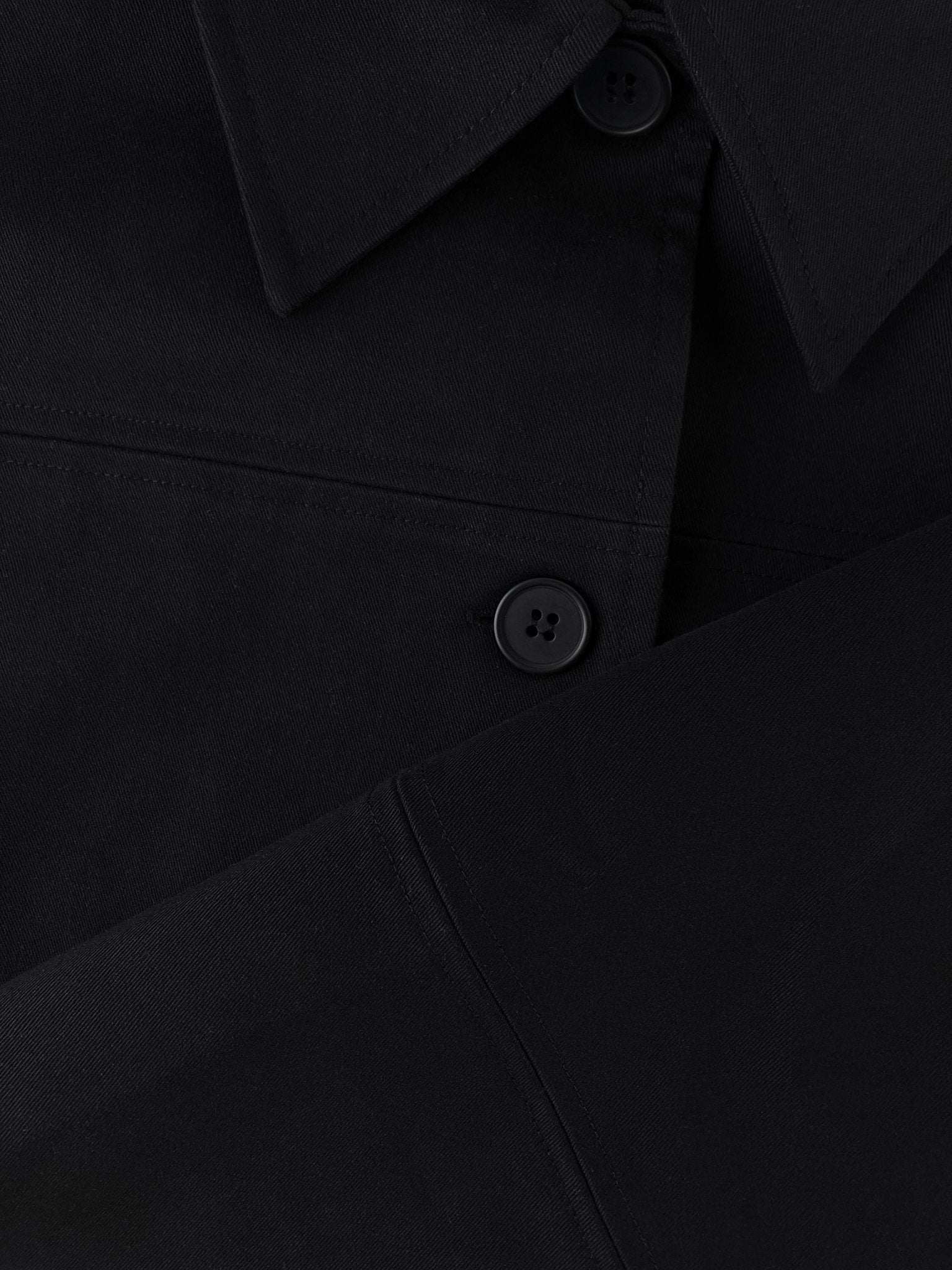 Raphaelle Organic Cotton Jacket - Caviar Black Baukjen