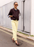 Reece Organic Cotton Stretch Barrel Leg Cargo Jeans - Butter Yellow Baukjen