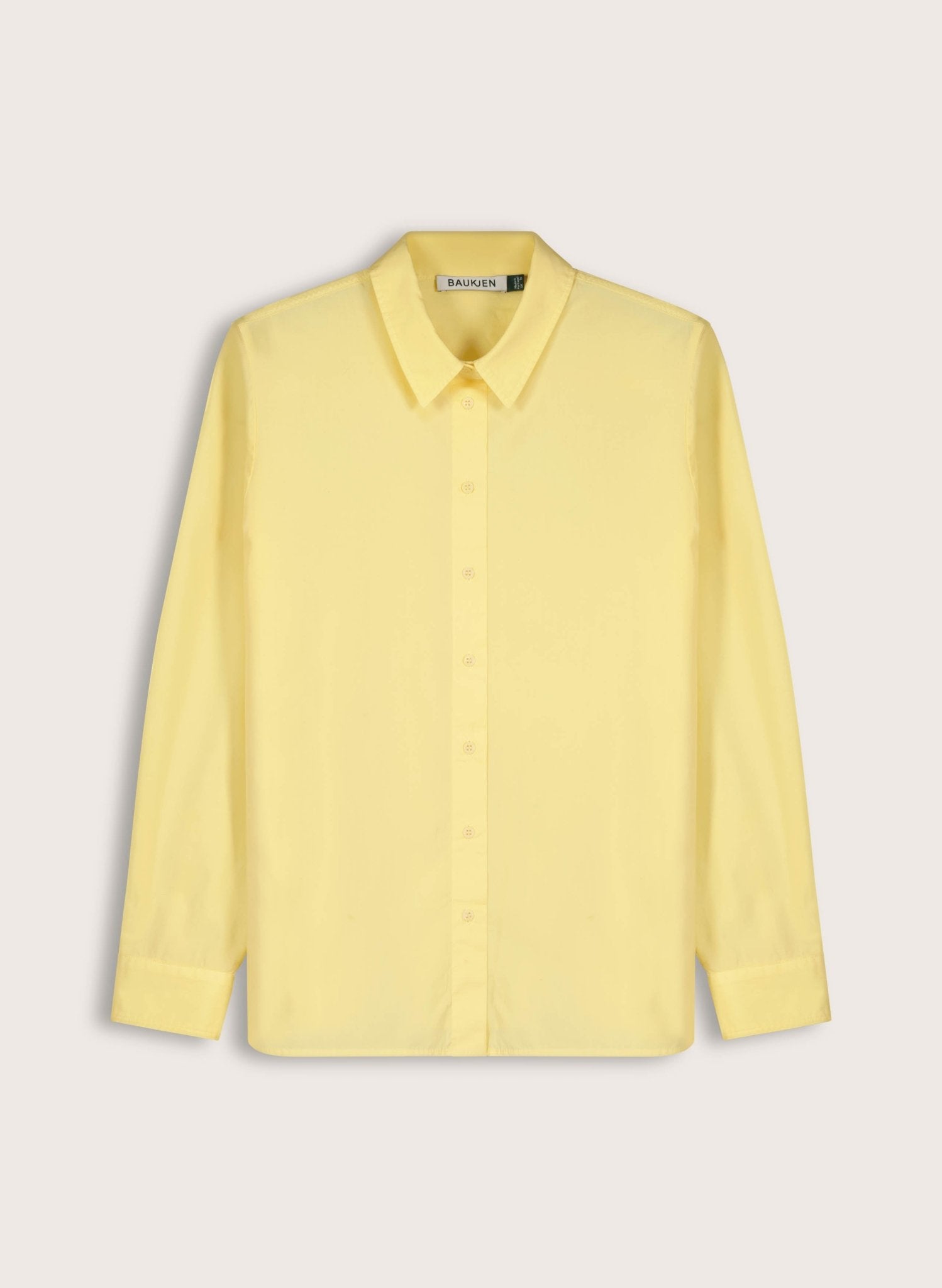 Riemke Organic Cotton Shirt - Butter Yellow Baukjen