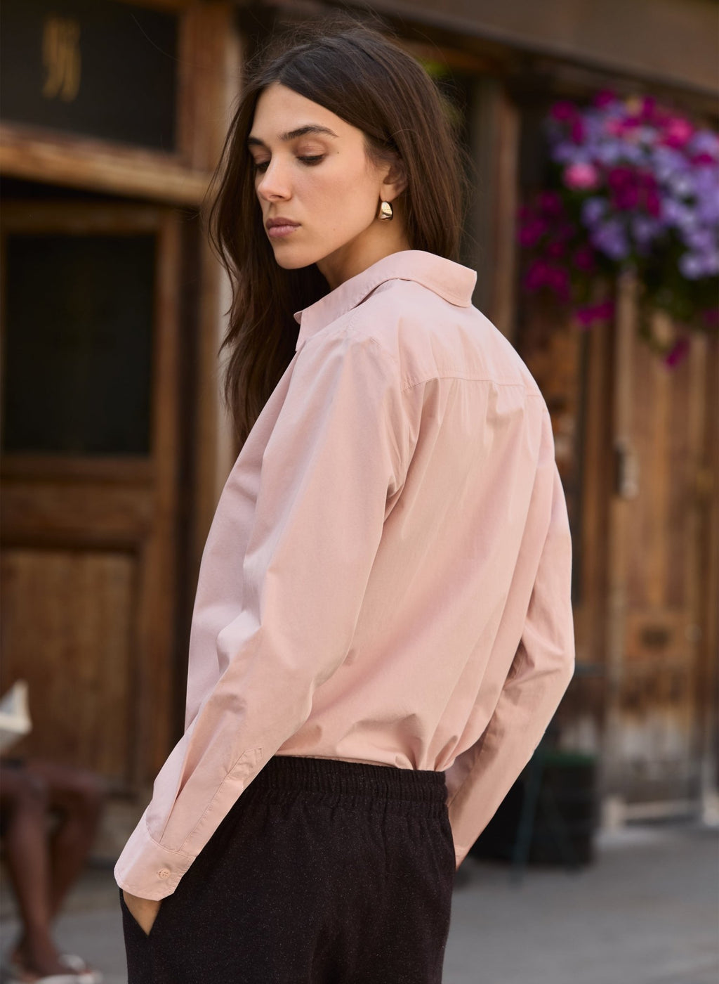 Riemke Organic Cotton Shirt - Dusty Pink Baukjen