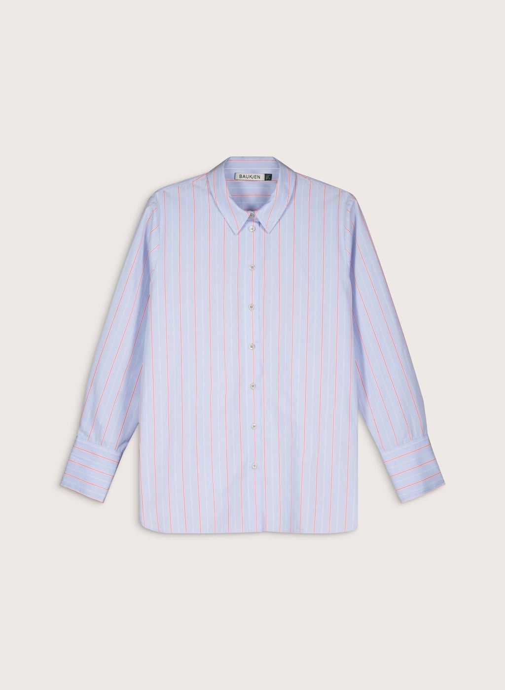 Rishma Shirt - Blue and Pink Stripe Baukjen