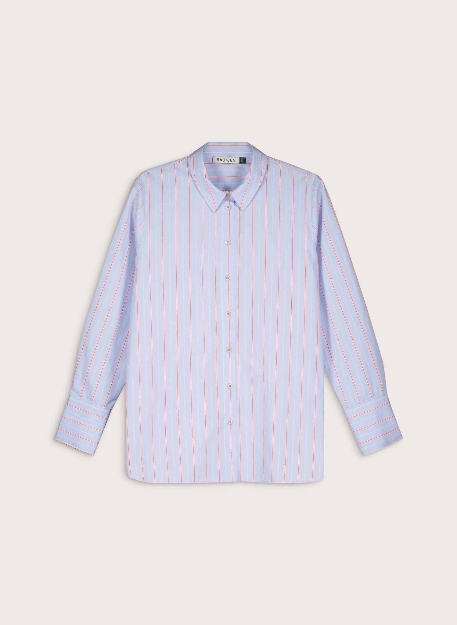 Rishma Shirt - Blue and Pink Stripe Baukjen