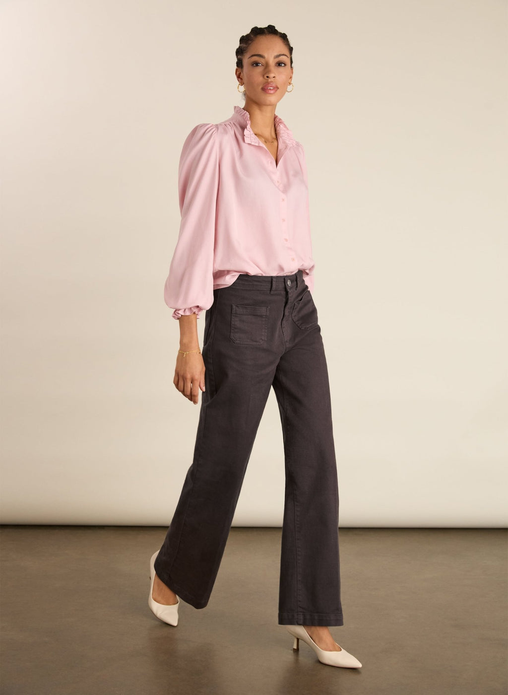 Robyn Organic Cotton Stretch Jeans - Dark Chocolate Baukjen