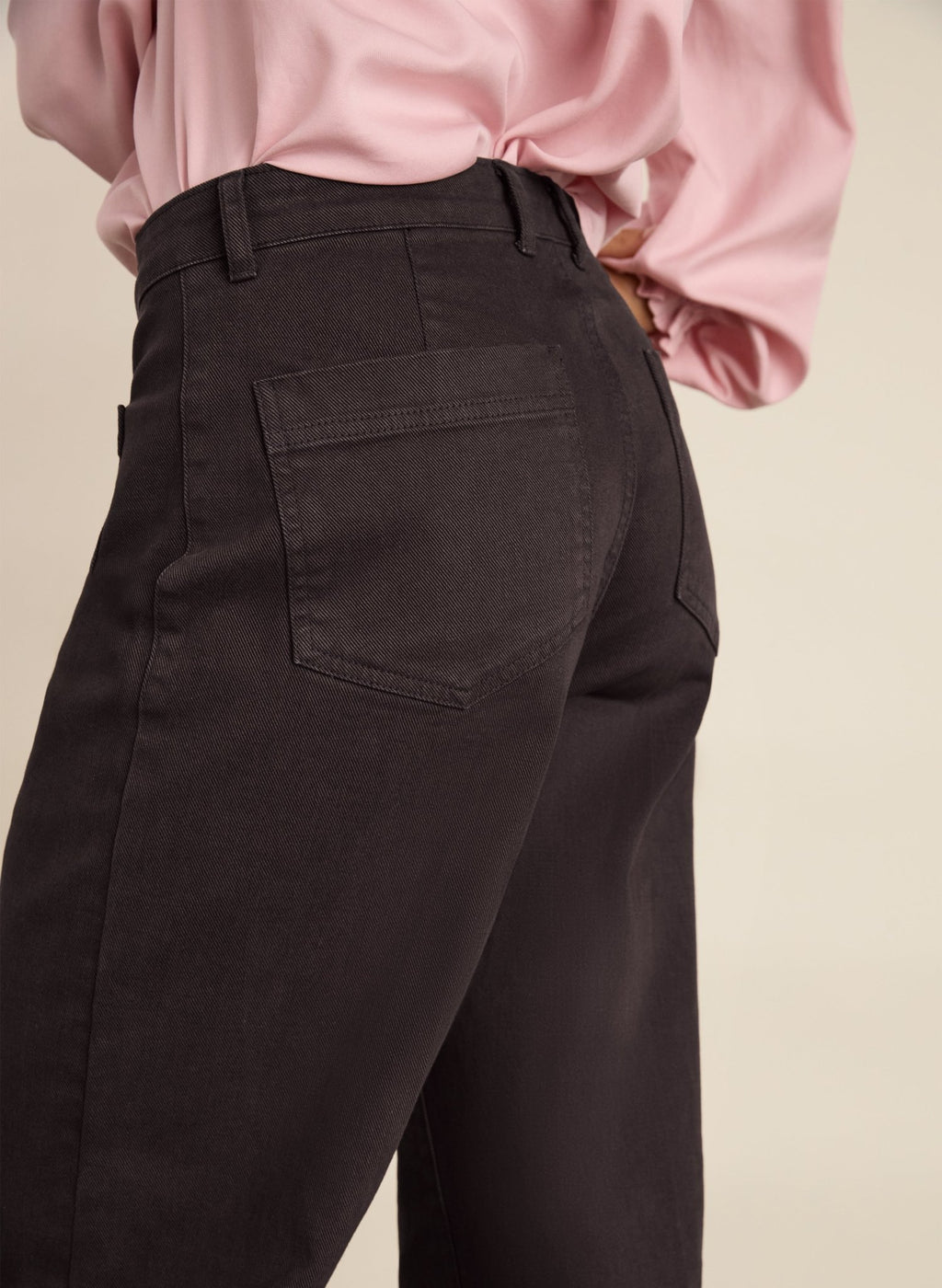 Robyn Organic Cotton Stretch Jeans - Dark Chocolate Baukjen