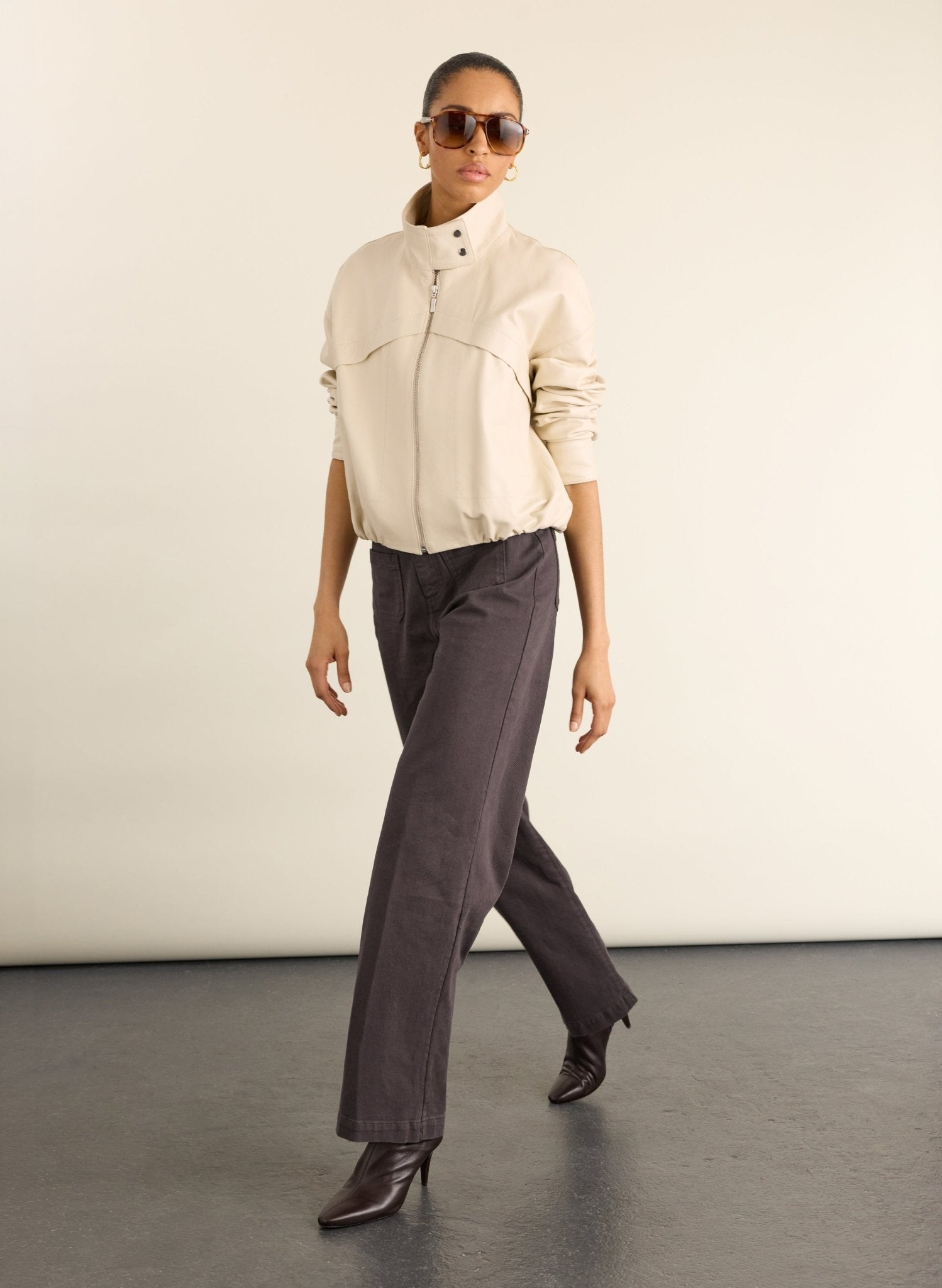Robyn Organic Cotton Stretch Jeans - Dark Chocolate Baukjen