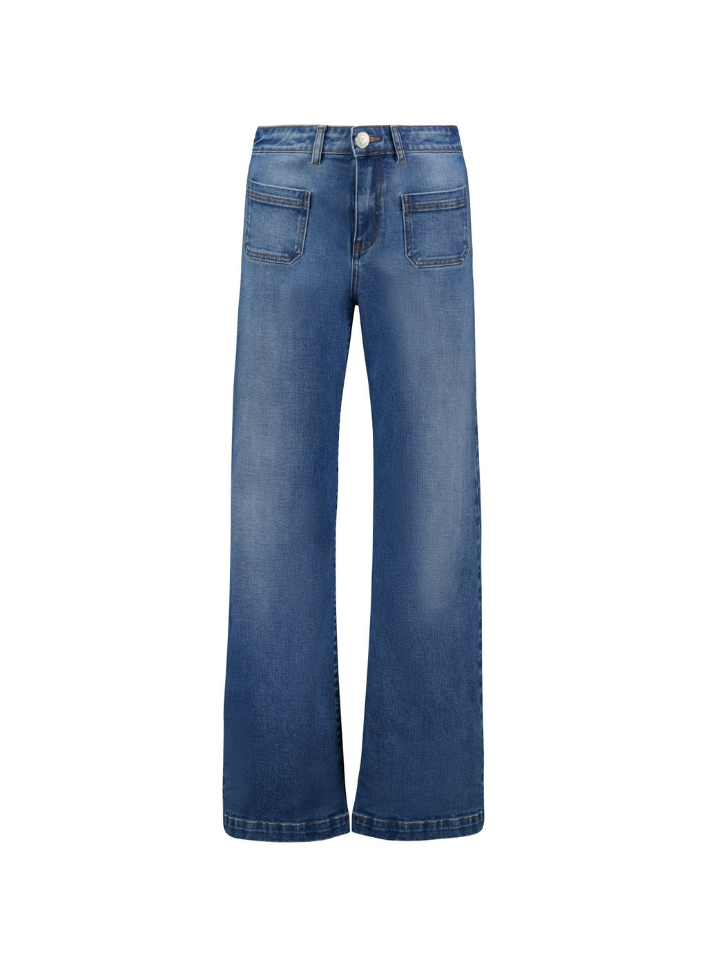 Robyn Organic Cotton Stretch Jeans - Light Washed Indigo Baukjen
