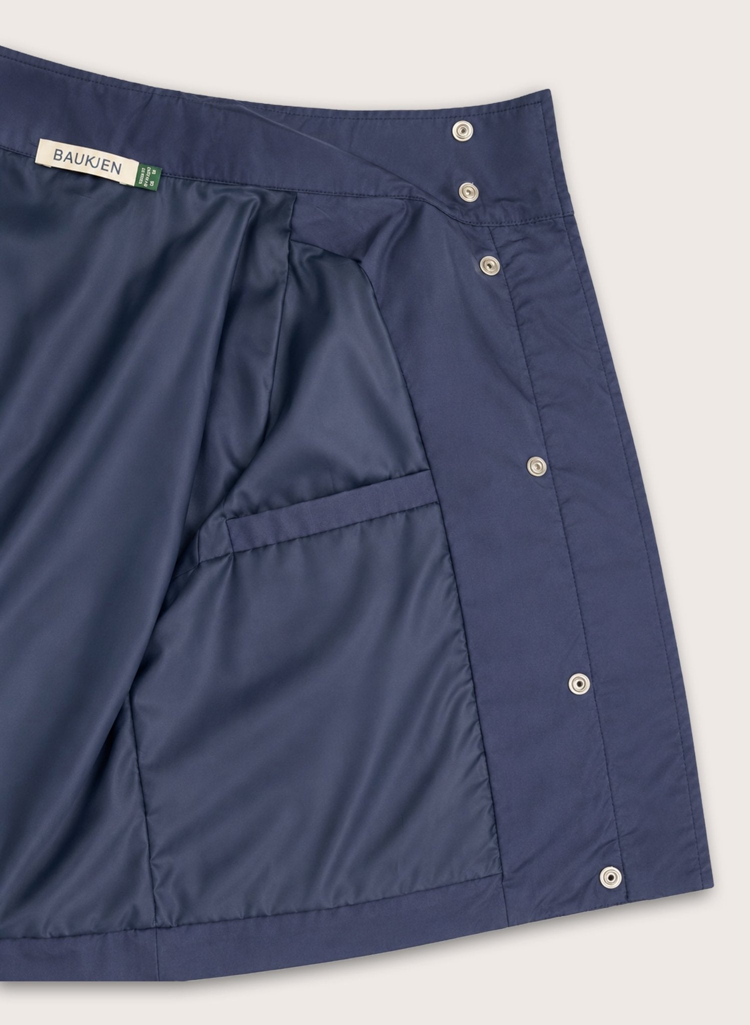 Roxi Funnel Neck Bomber Jacket - Deep Indigo Baukjen