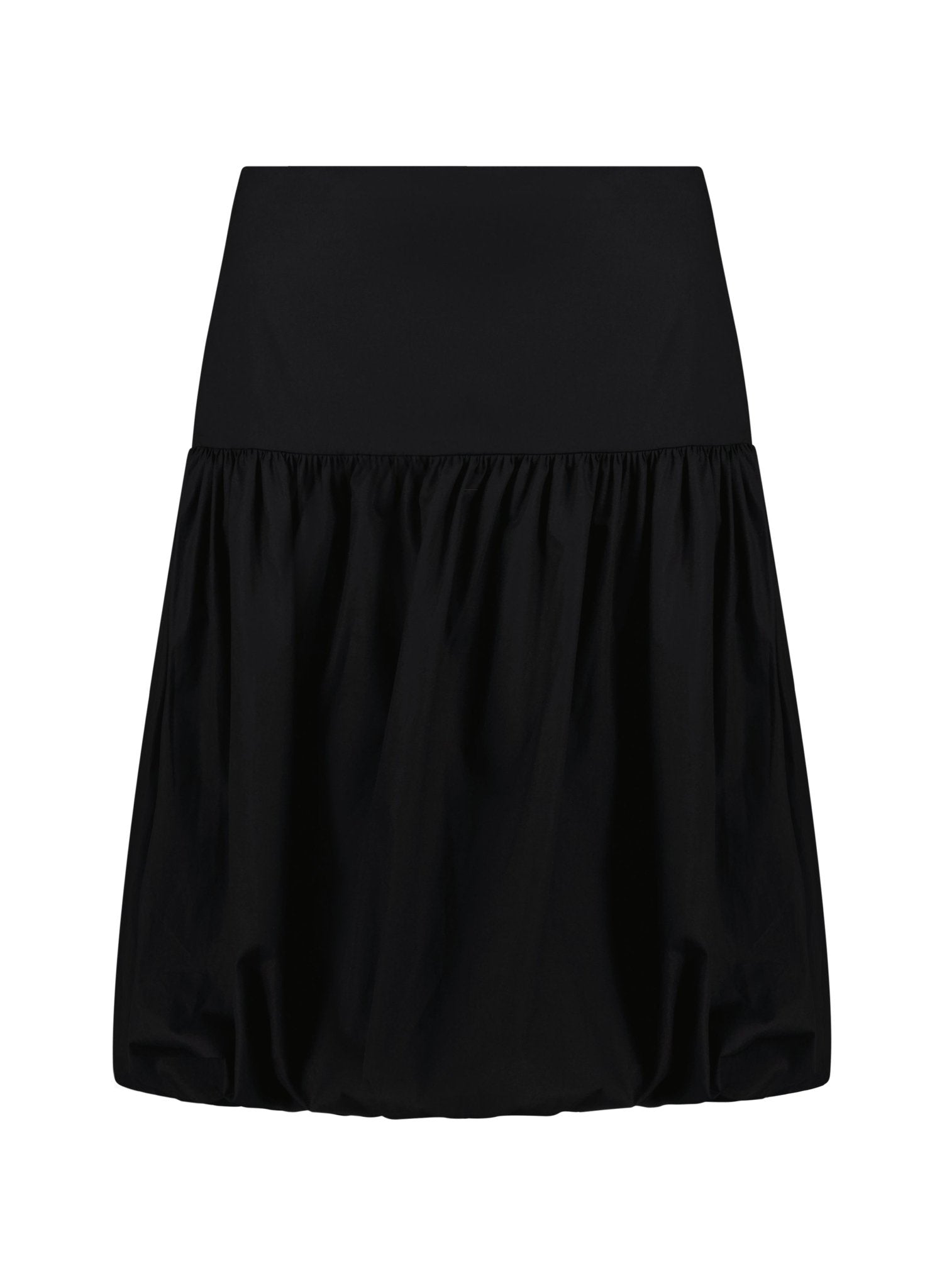 Saffy Organic Cotton Puffball Skirt - Caviar Black Baukjen