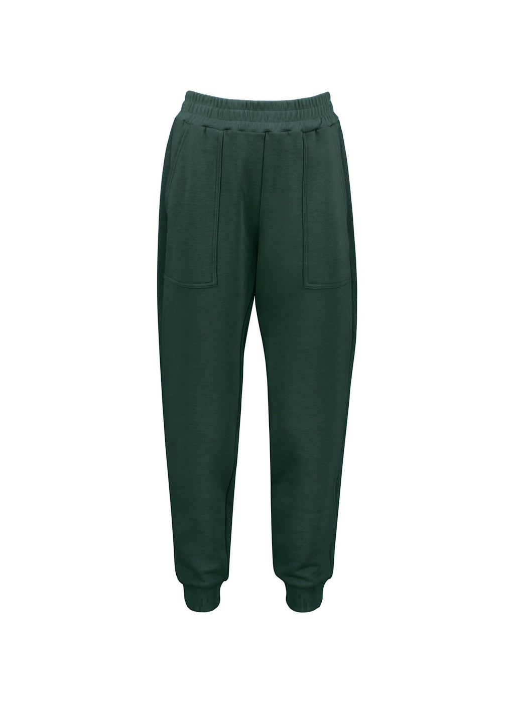 Sandra Organic Cotton & Kapok Blend Joggers - Forest Green Baukjen
