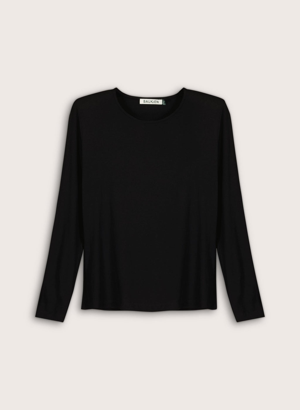 Shae Shoulder Pad Top - Caviar Black Baukjen