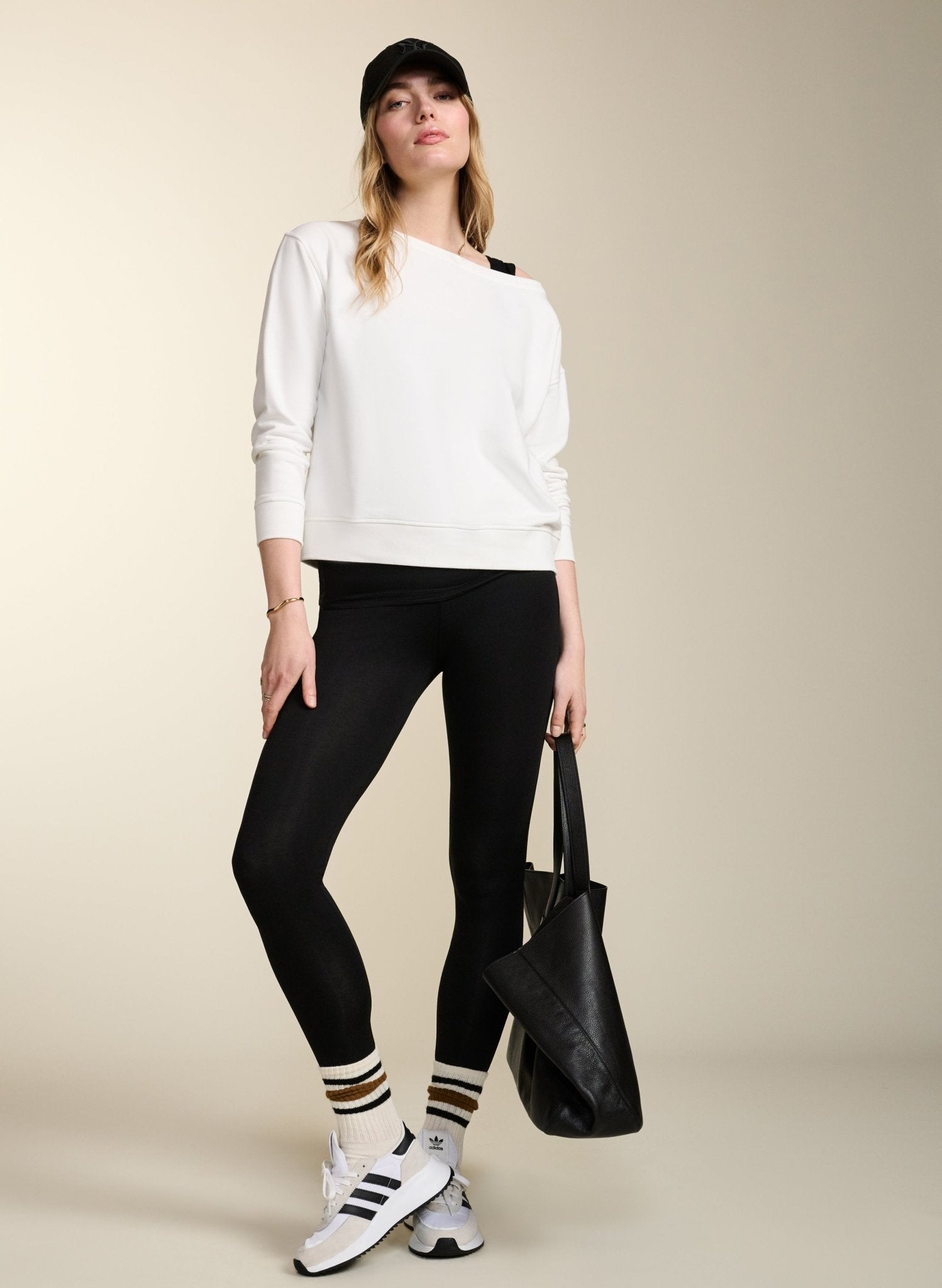 Sierra Organic Cotton & Kapok Sweatshirt - Soft White Baukjen