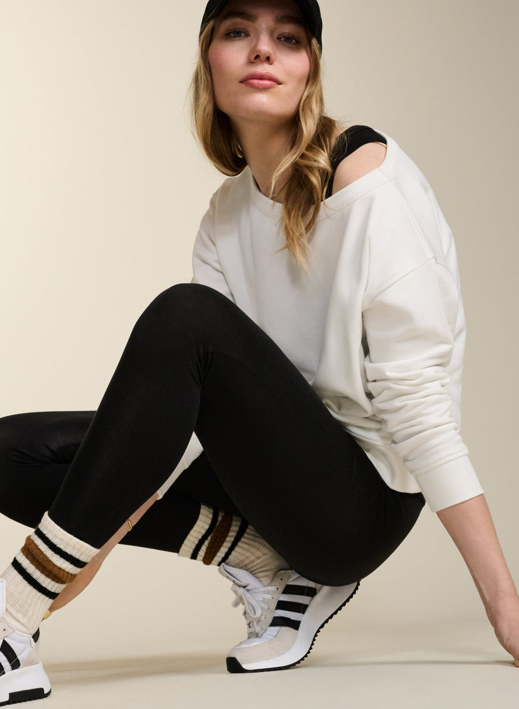 Sierra Organic Cotton & Kapok Sweatshirt - Soft White Baukjen