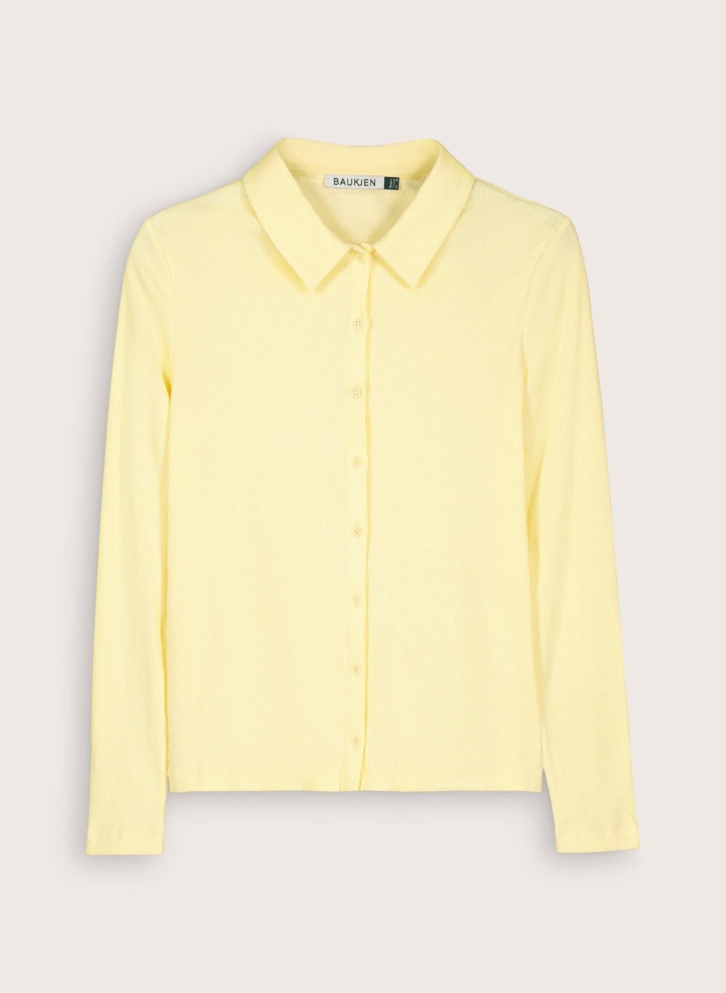 Susan Organic Cotton Button Down Top - Butter Yellow Baukjen