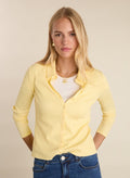 Susan Organic Cotton Button Down Top - Butter Yellow Baukjen