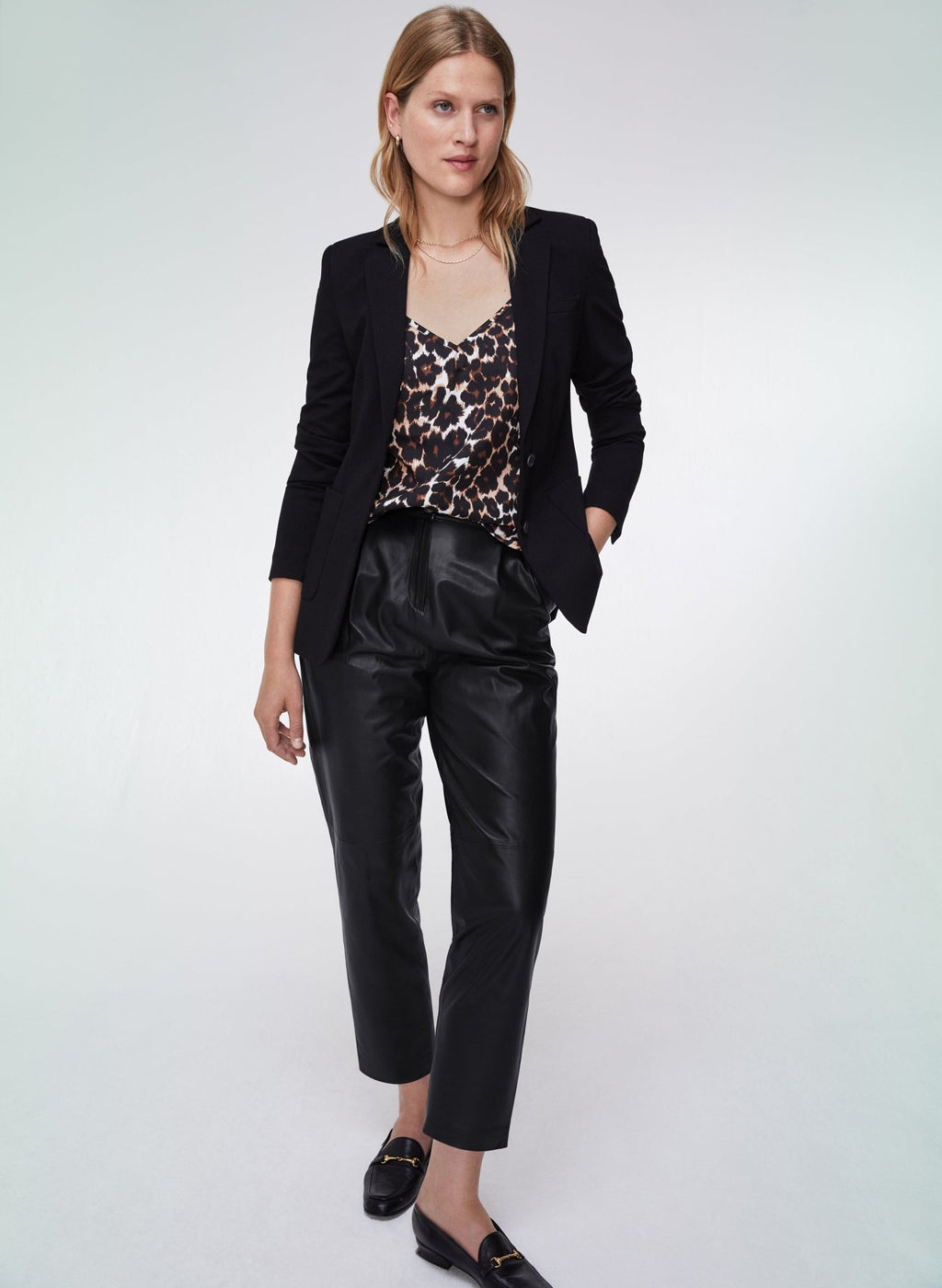 Sutton Top with Tencel™ - Brown Leopard Baukjen
