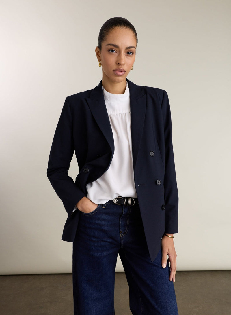 Vanity Blazer - Classic Navy Baukjen