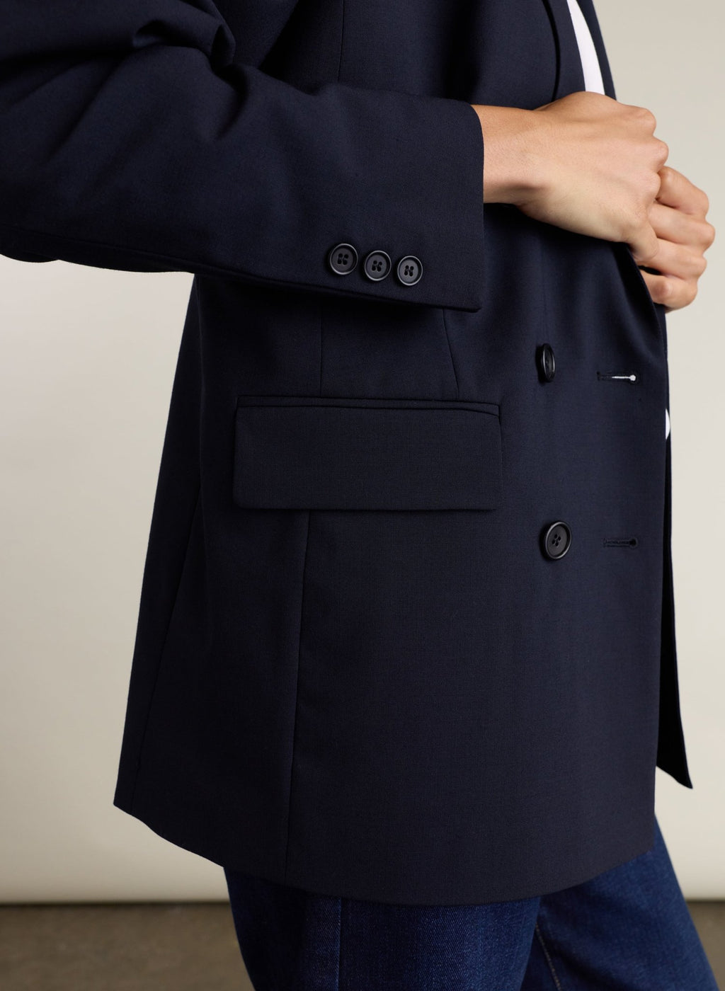 Vanity Blazer - Classic Navy Baukjen
