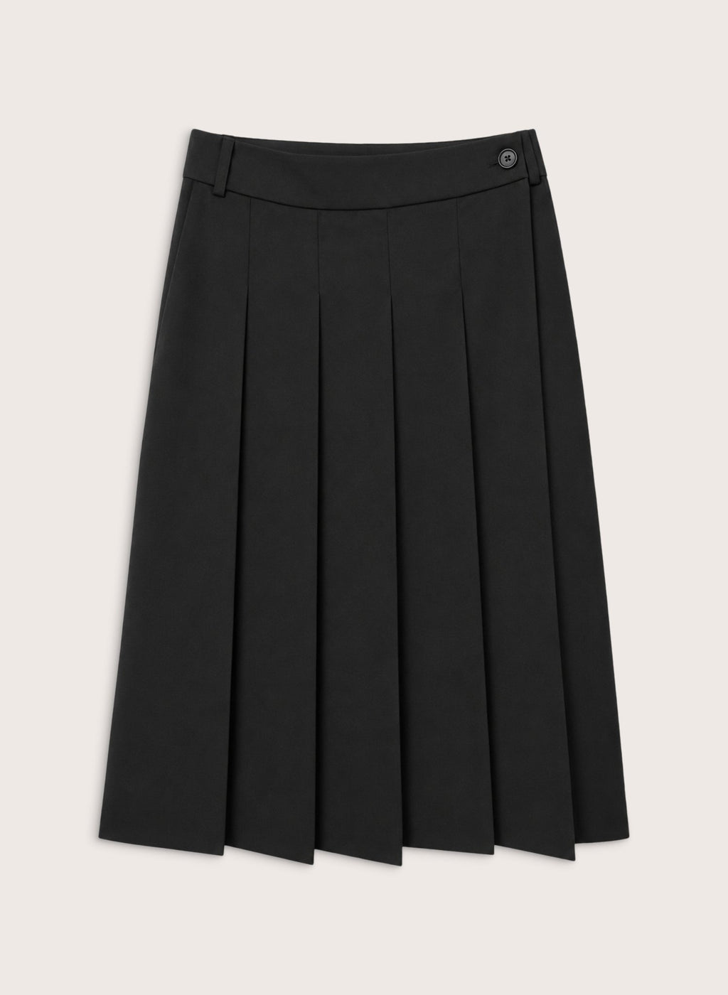 Vicky Pleated Wrap Skirt - Black Baukjen